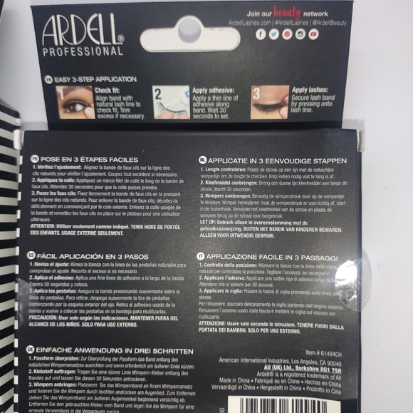 Ardell Professional Wispies "The Original feathered Lash With Invisiband" - Picture 3 of 5